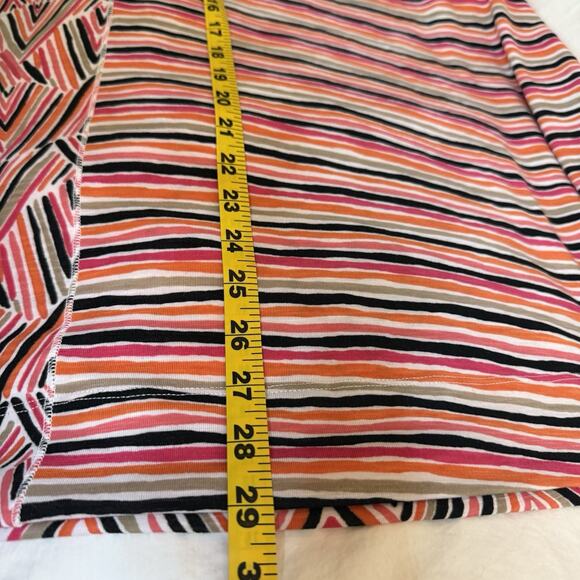 Multiples Top 3X Women Mix Print Geometric Lagenlook Artsy Comfort Stretch NWT - Picture 6 of 7